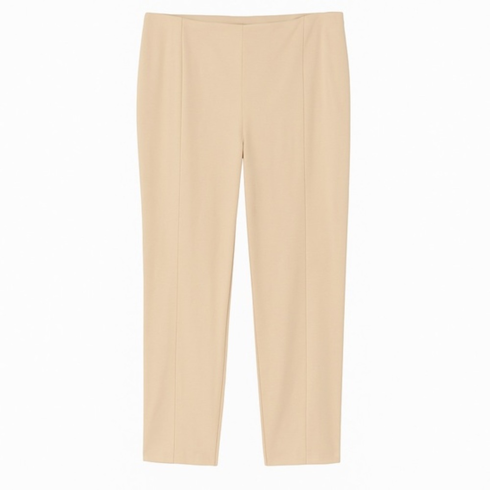 Per Se by Carlisle linen blend side zip wide leg tailored pants trousers size 12